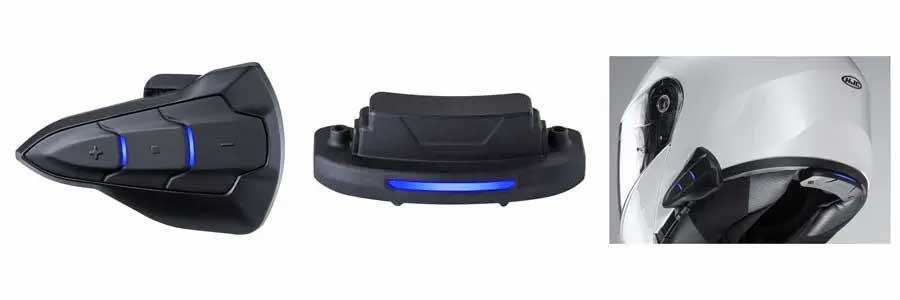 HJC Smart 10B Motorcycle - Bluetooth Headset By Sena